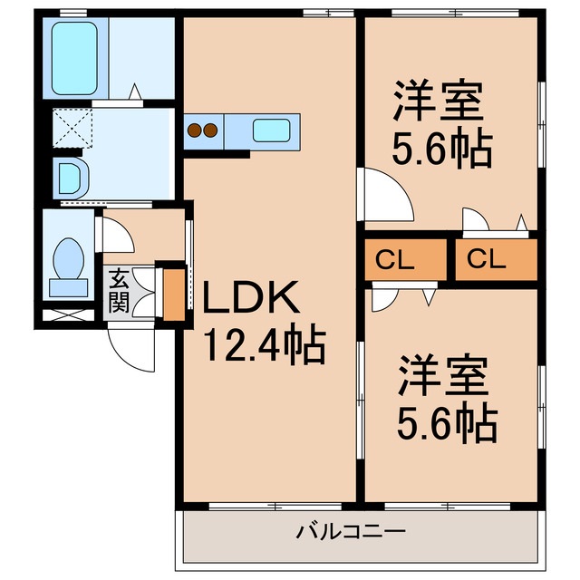 【リッチンコートIIの間取り】