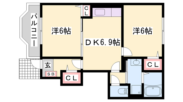 パレ・ロジュマンの間取り