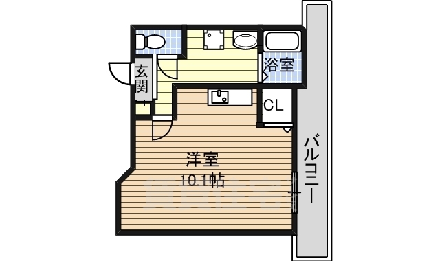 名古屋市中川区南八熊町のマンションの間取り