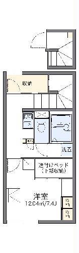 レオパレスハピネス２の間取り