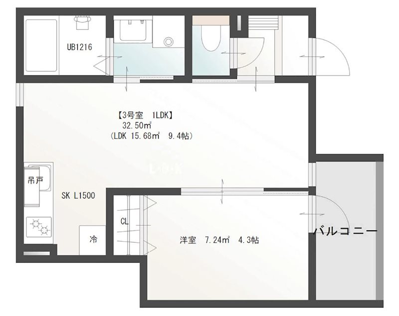 Lien高取の間取り