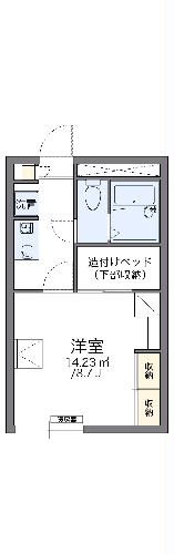 レオパレスポーラスターの間取り