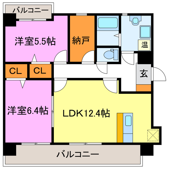 グランコートの間取り