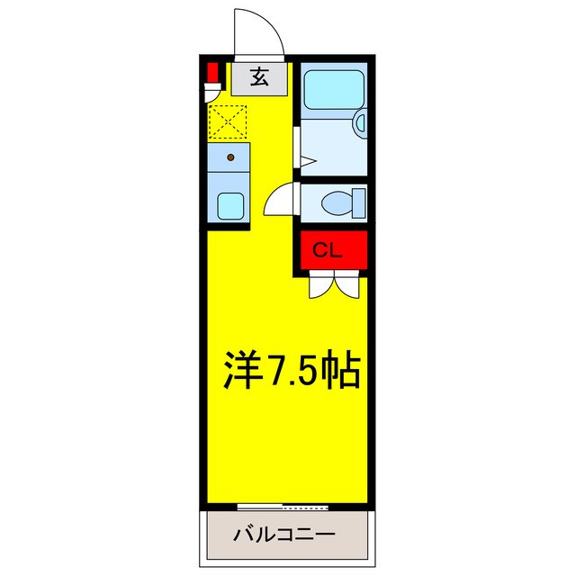 四街道市物井のアパートの間取り