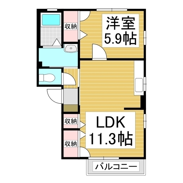 ファミールサンテの間取り