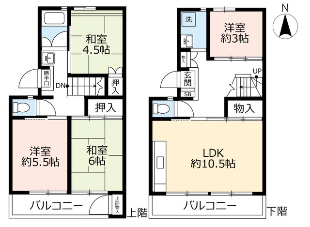 ＵＲ高森台の間取り