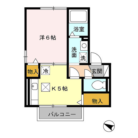 シャローム柏の間取り