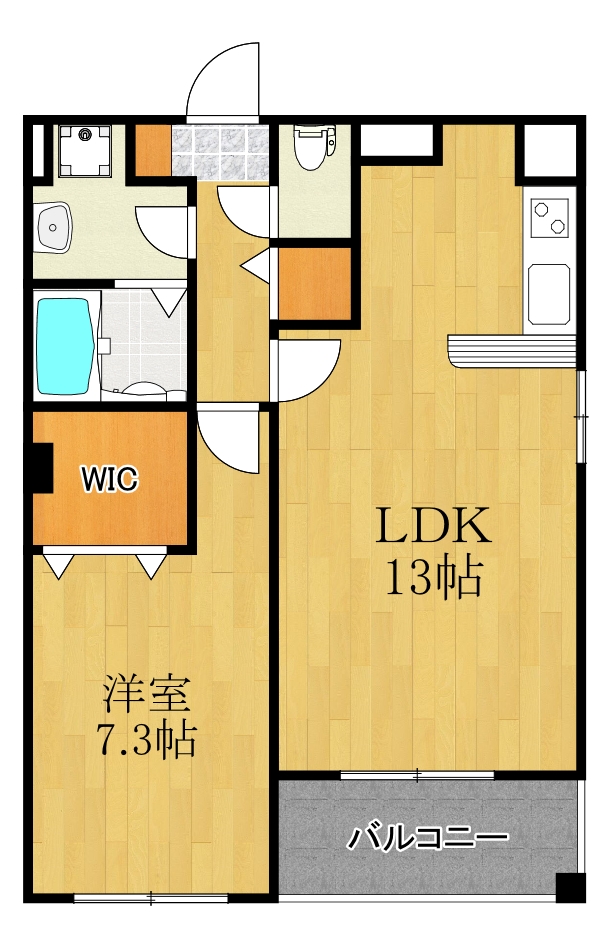 横浜市港北区箕輪町のマンションの間取り