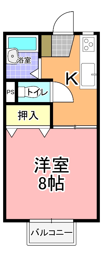 桜川チェリーハイツの間取り