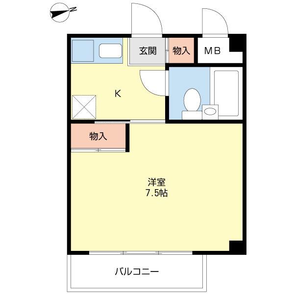 ジュネス嶋田の間取り