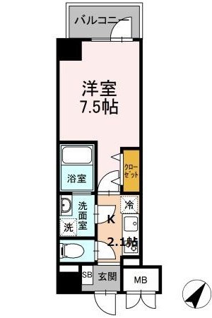 ＴＲＥ　ＬＵＣＥ横濱関内の間取り