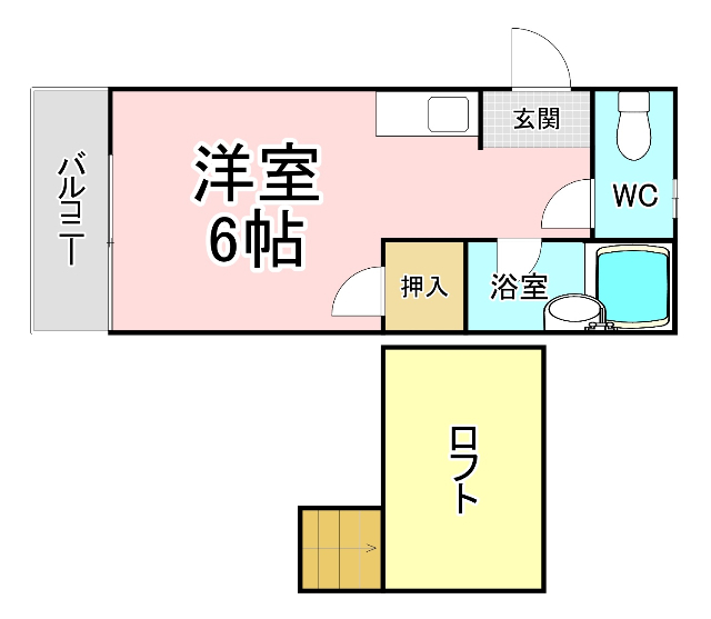 カーサ高浜の間取り