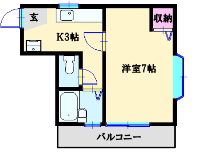 コーポ池田の間取り