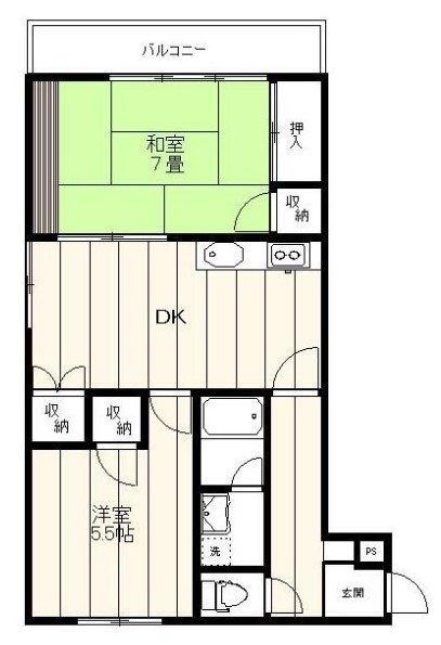 ベルハイム234の間取り