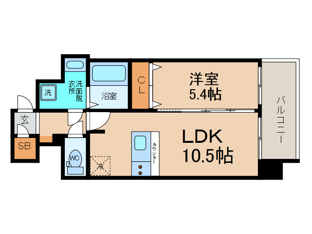 プレサンス松屋町駅前デュオの間取り