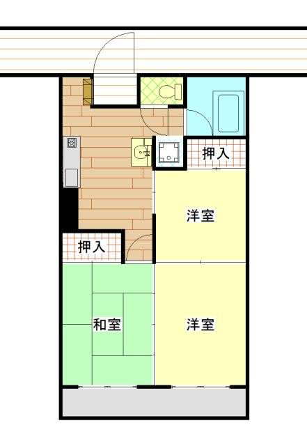 影山マンションの間取り