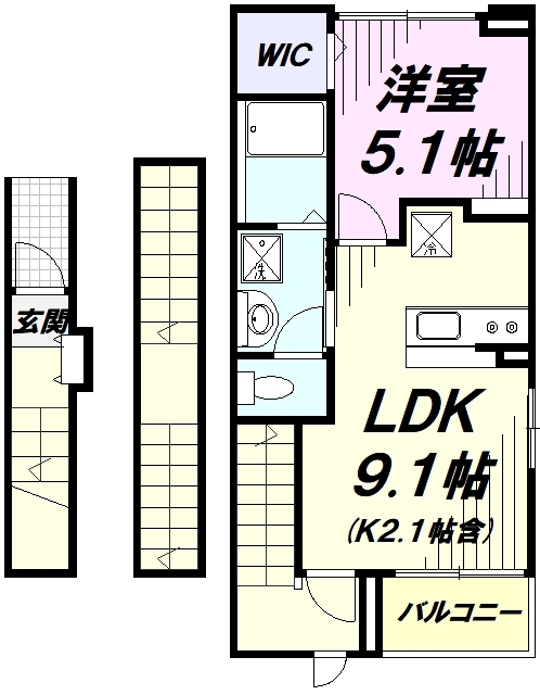 ボニート・Ｋの間取り