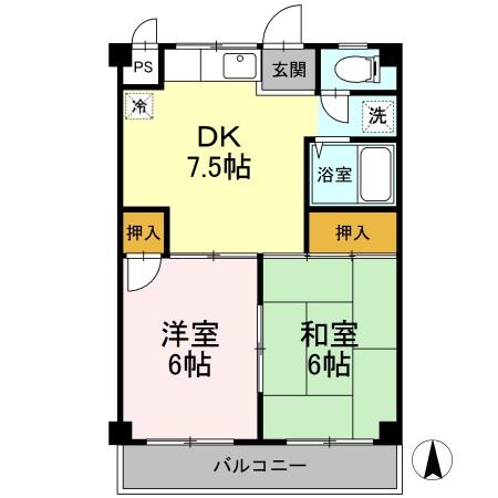 えきまえマンションの間取り