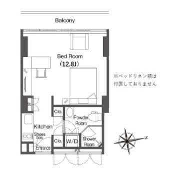 ウエリスアーバン品川タワーの間取り