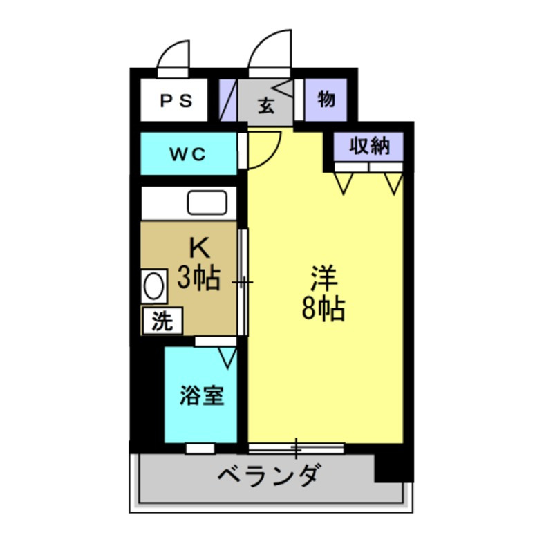 ソアレとこなめの間取り