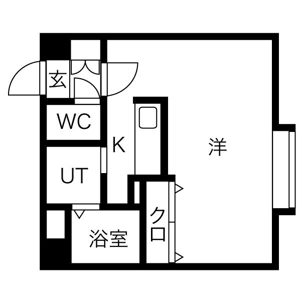 K’s Stage Asahimachiの間取り