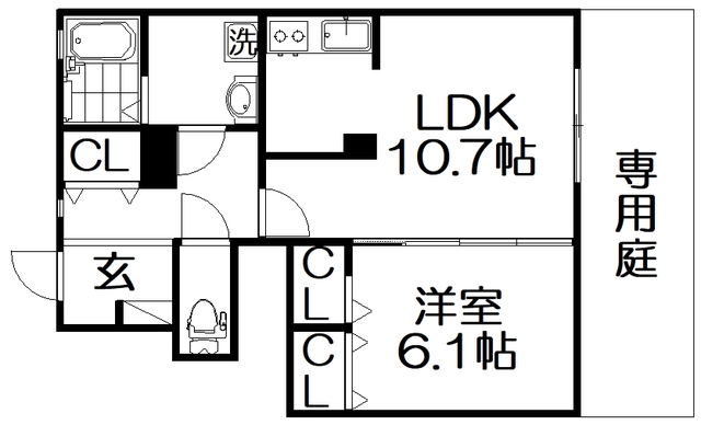 【リリーレイナガムラの間取り】