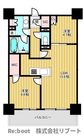 パークアクシス市川の間取り