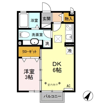 セジュールグリーン雅の間取り