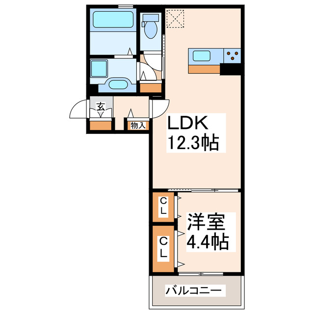 D-room出水の間取り