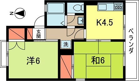 セジュール新高円寺の間取り