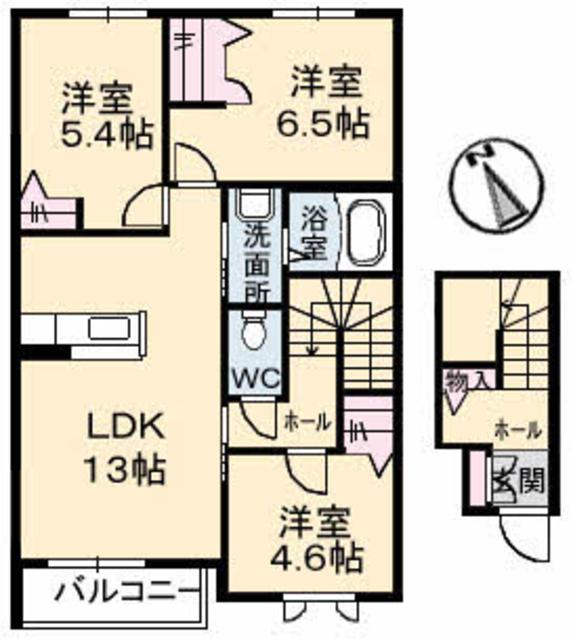 チェルシーの間取り