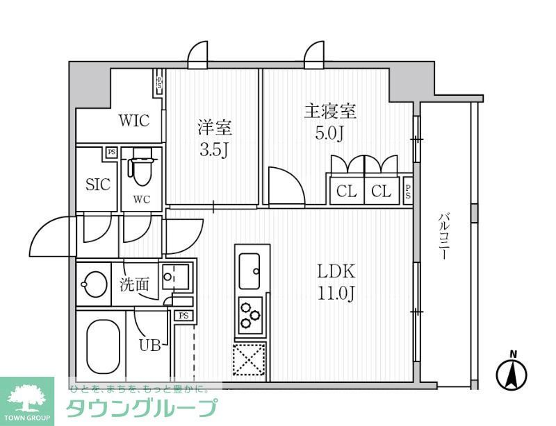 墨田区菊川のマンションの間取り