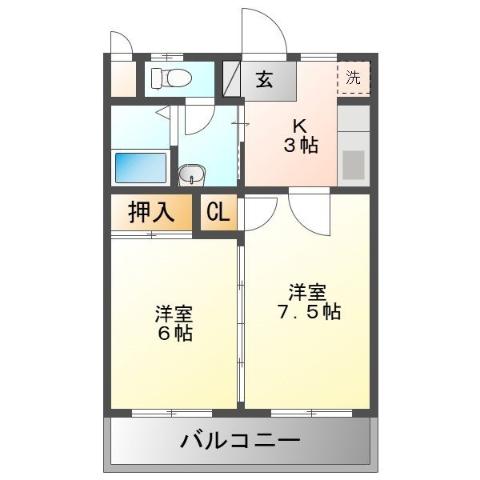 ロワールマンションIの間取り