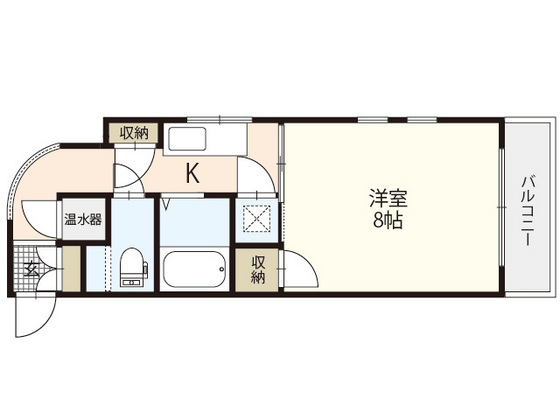 広島市西区横川町のマンションの間取り