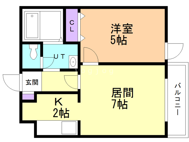 バティール白石の間取り