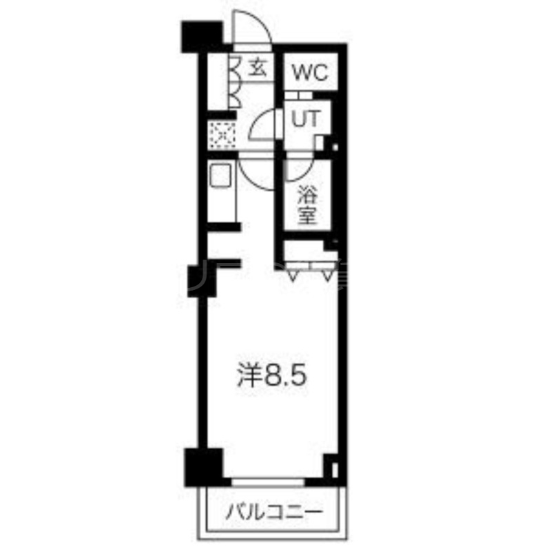 大田区大森東のマンションの間取り