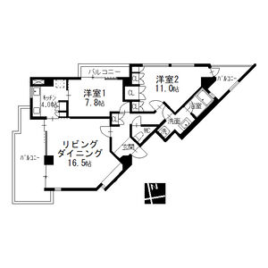 Ns21やごとの間取り