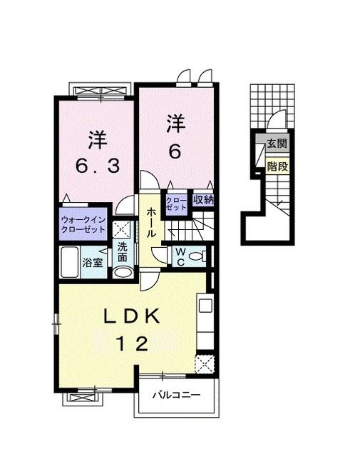 球磨郡錦町大字西のアパートの間取り