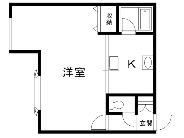 ルート医大前Ｄの間取り