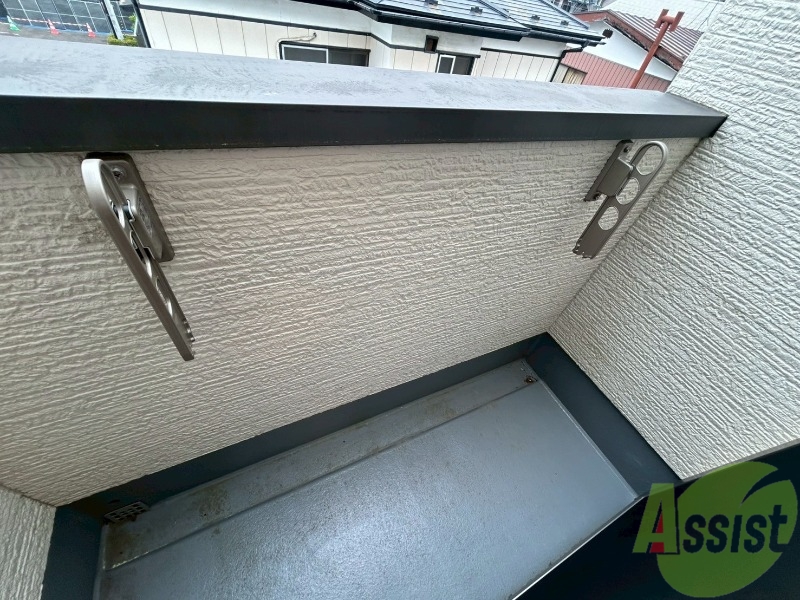 バルコニー　洗濯物もしっかり干せる広さのバルコニーです。