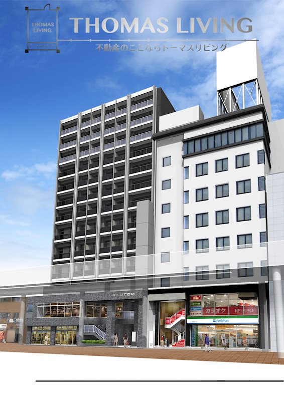 建物外観　完成予想図になります。