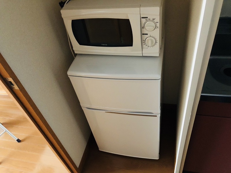 その他設備　２ドア冷蔵庫・レンジ