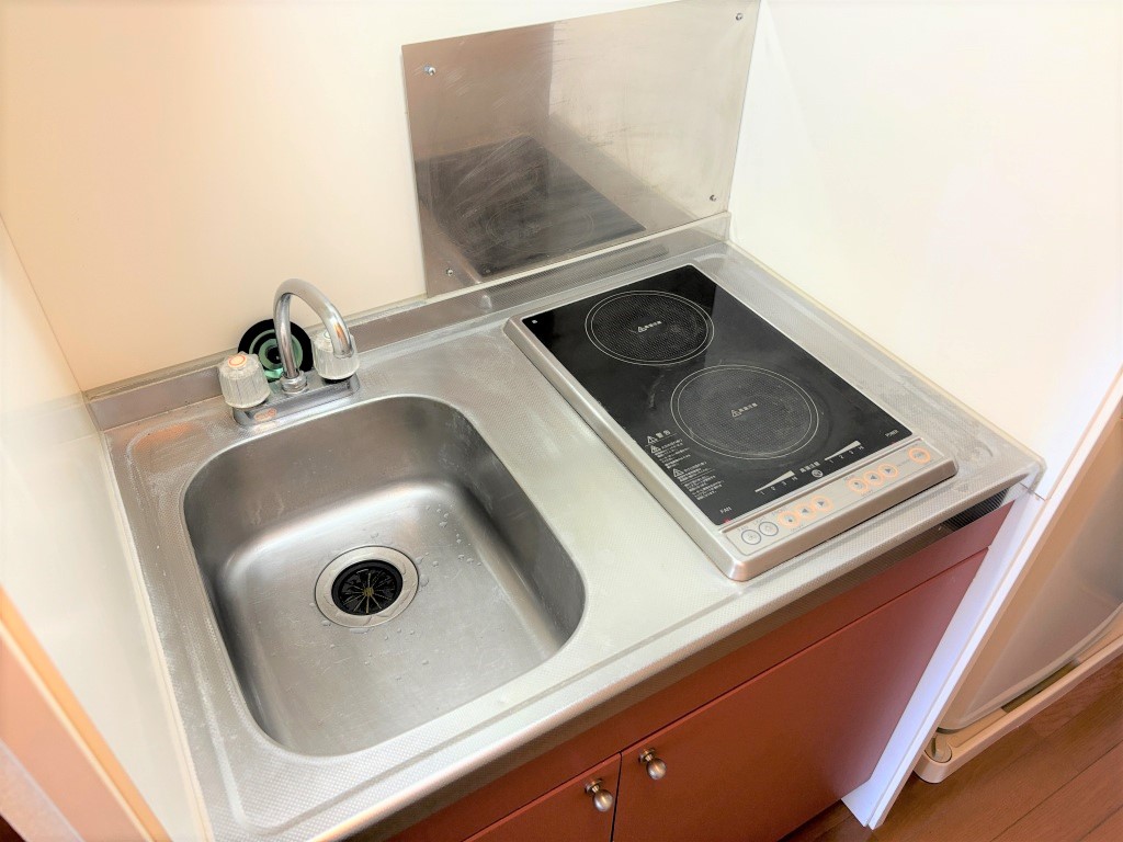 キッチン　電気コンロ２口