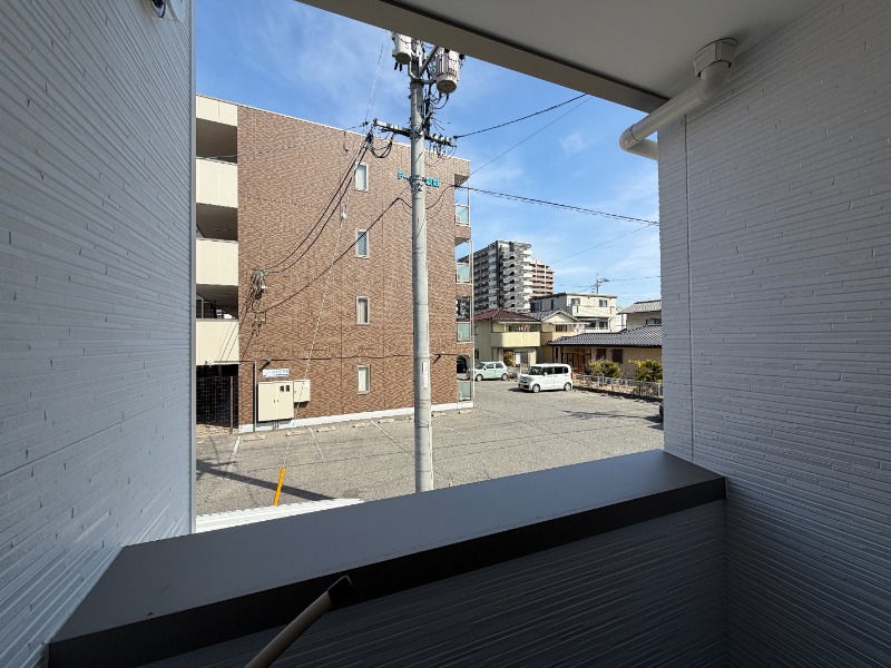 眺望　建築工事中です