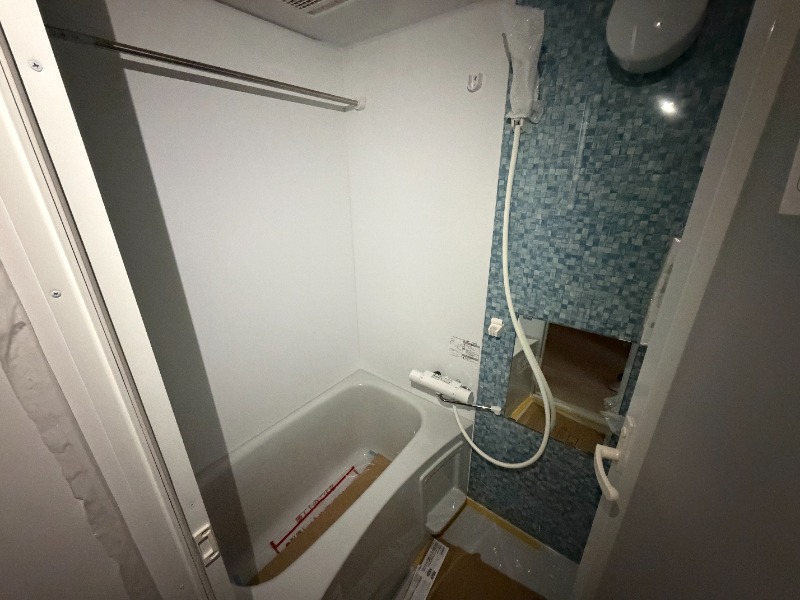 バス・シャワールーム　建築工事中です