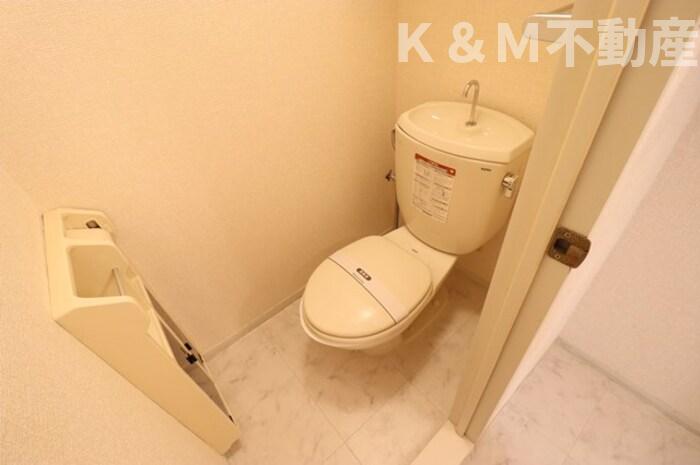 トイレ　ゆったりとした空間のトイレです