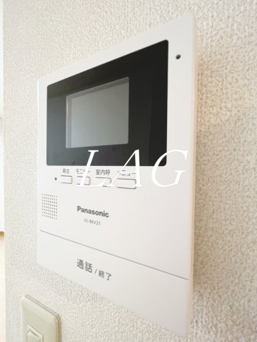 セキュリティ　モニター付きインターフォンです。