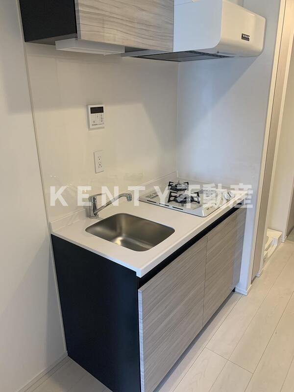 キッチン　コンパクトなキッチンで掃除もラクラク