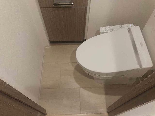 トイレ　ゆったりとした空間のトイレです