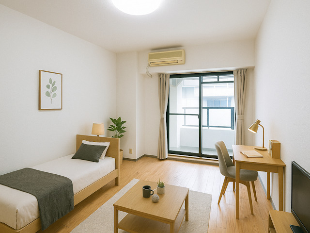 居室・リビング　CGで家具等を配置したもので家具等は含まれません。